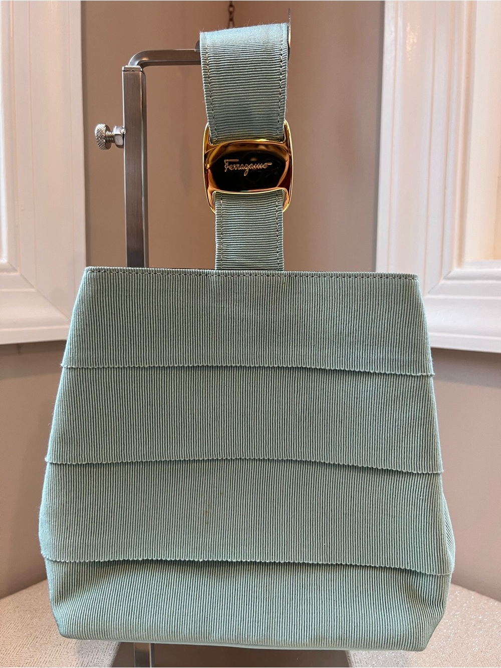 Rare Salvatore Ferragamo Vara Mini One-Handle Bag